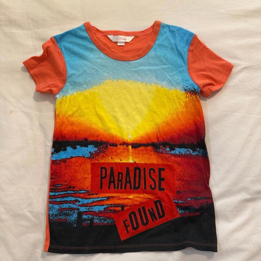 Y2K Victorias Secret PINK Paradise Found Shirt